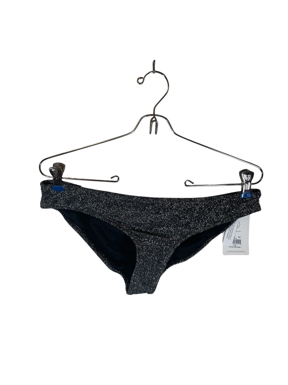 Body Glove Eclipse Surf Rider Black Glitter Swim Bottoms